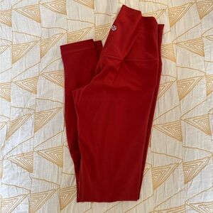 lululemon athletica Red Leggings